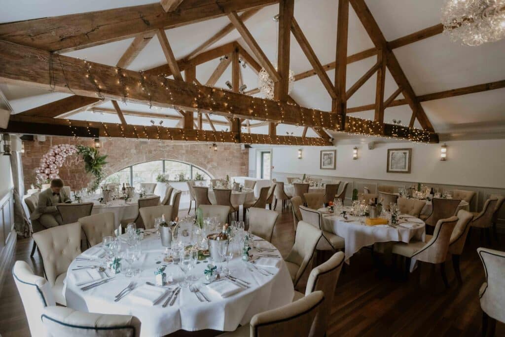 Allerton Manor, room ready for a wedding