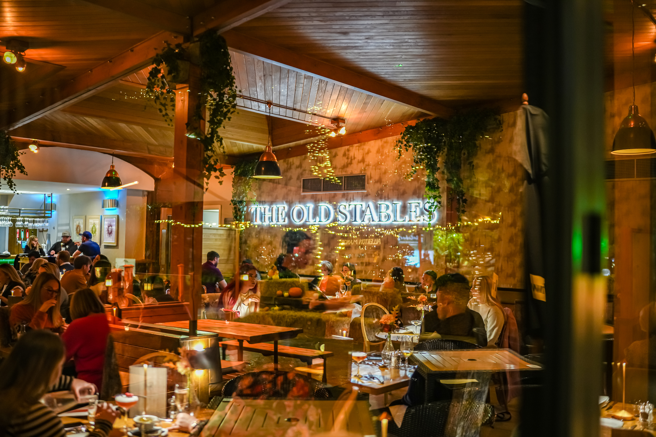Outside looking in at The Old Stables