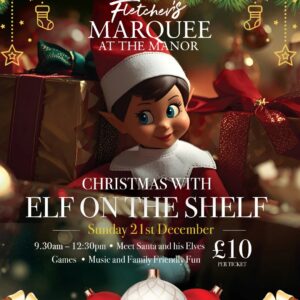 Christmas party with Elf on the Shelf