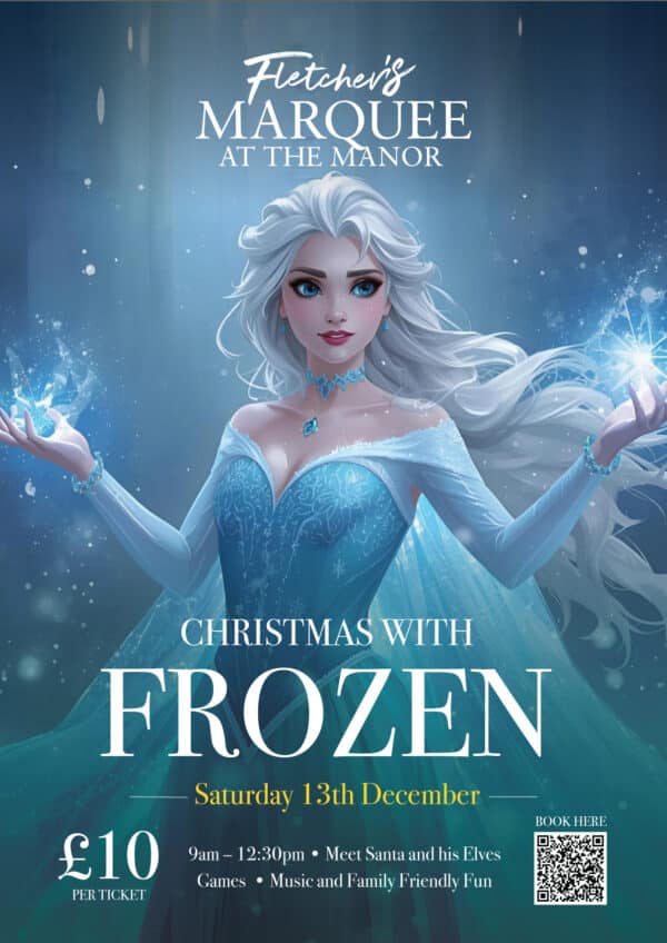 Kids Christmas party with Frozen