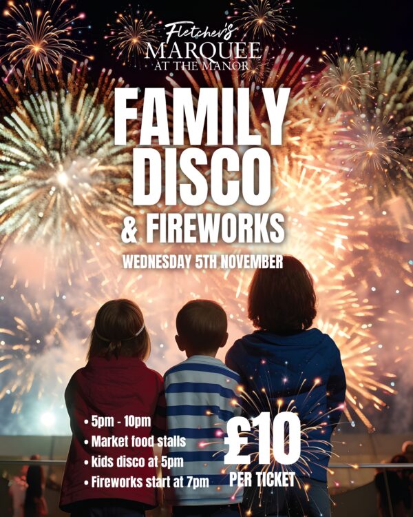 Family disco and fireworks